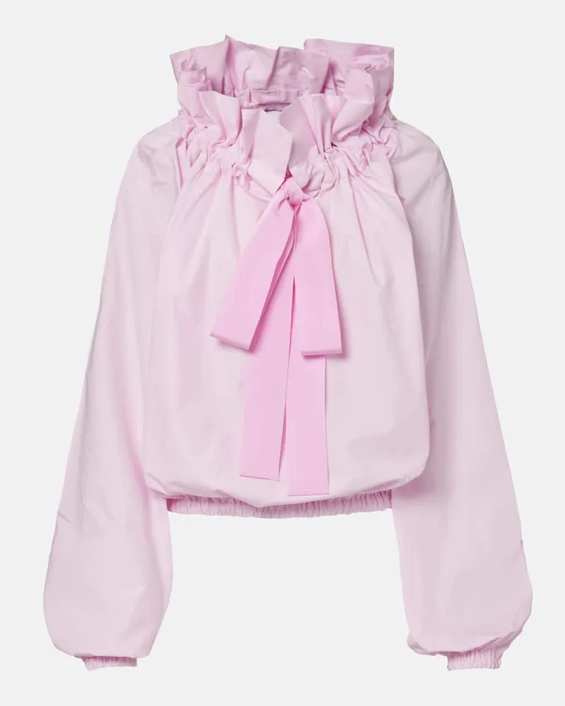 Patou Bluse Iconic aus Baumwollpopeline Pink