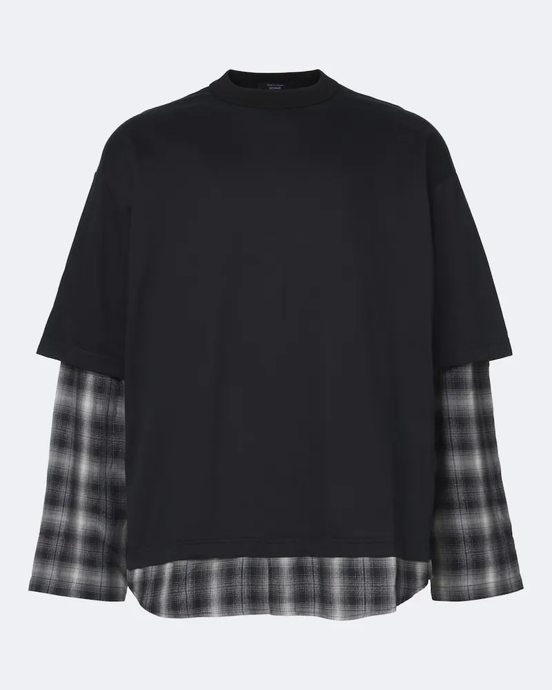 Comme des Garçons Comme des Garçons Homme T-Shirt aus Baumwoll-Jersey Schwarz