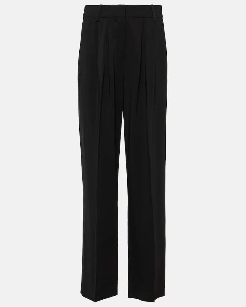 Co Weite High-Rise-Hose Schwarz