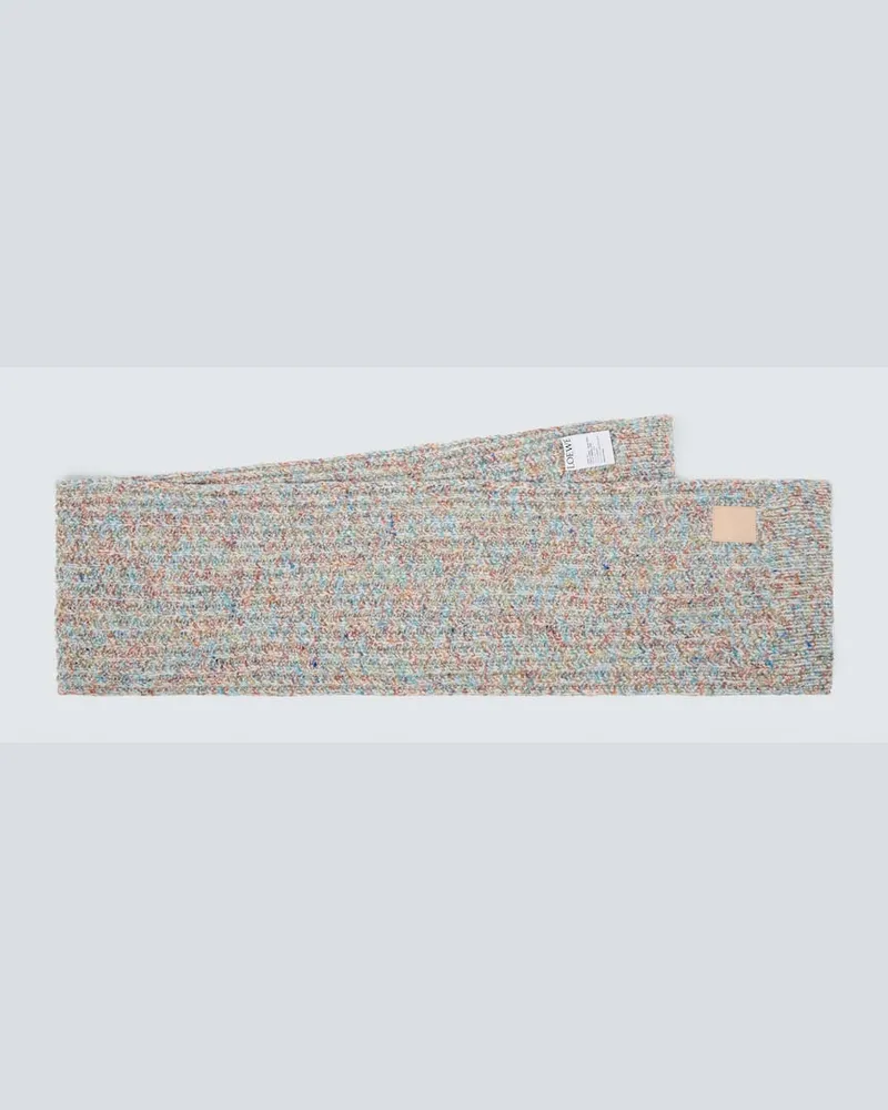 Loewe Schal aus einem Wollgemisch Multicolor