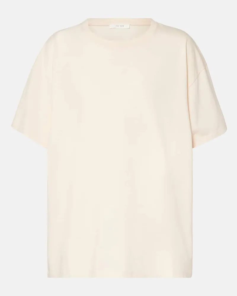 The Row T-Shirt Nadina aus Baumwoll-Jersey Beige