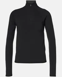 The Row Top Patti aus Jersey Schwarz