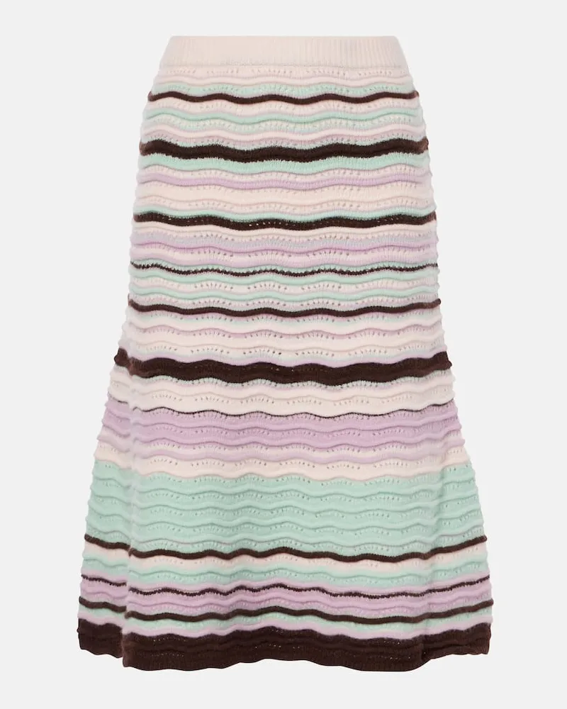 Susan Fang Midirock aus Strick Multicolor