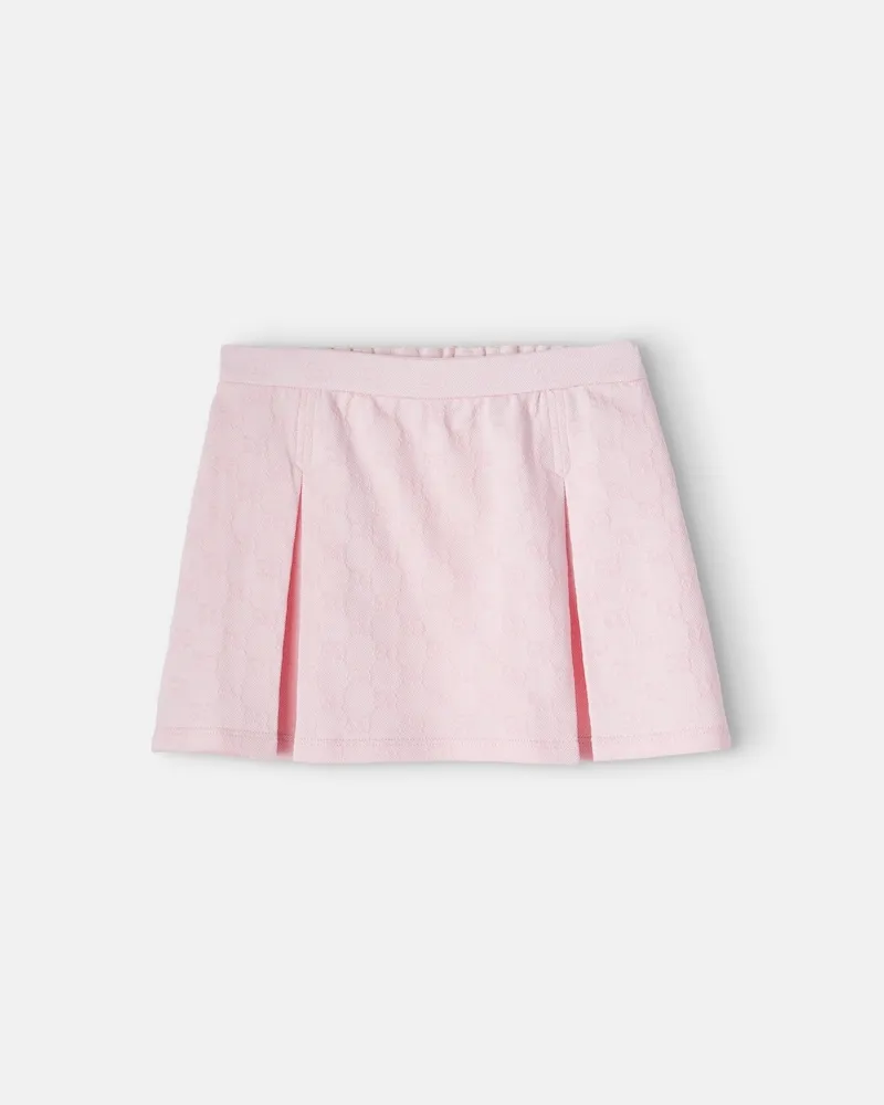 Gucci Rock GG aus Baumwoll-Piqué Rosa