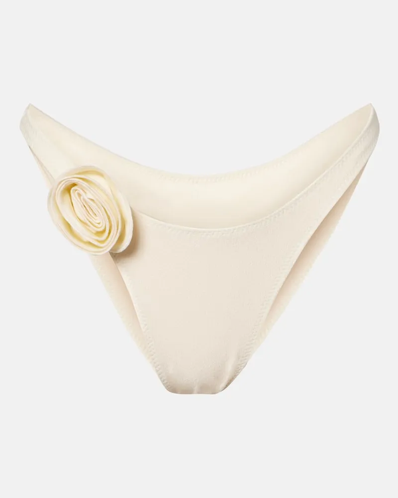 SAME Bikini-Höschen Rosette Weiß