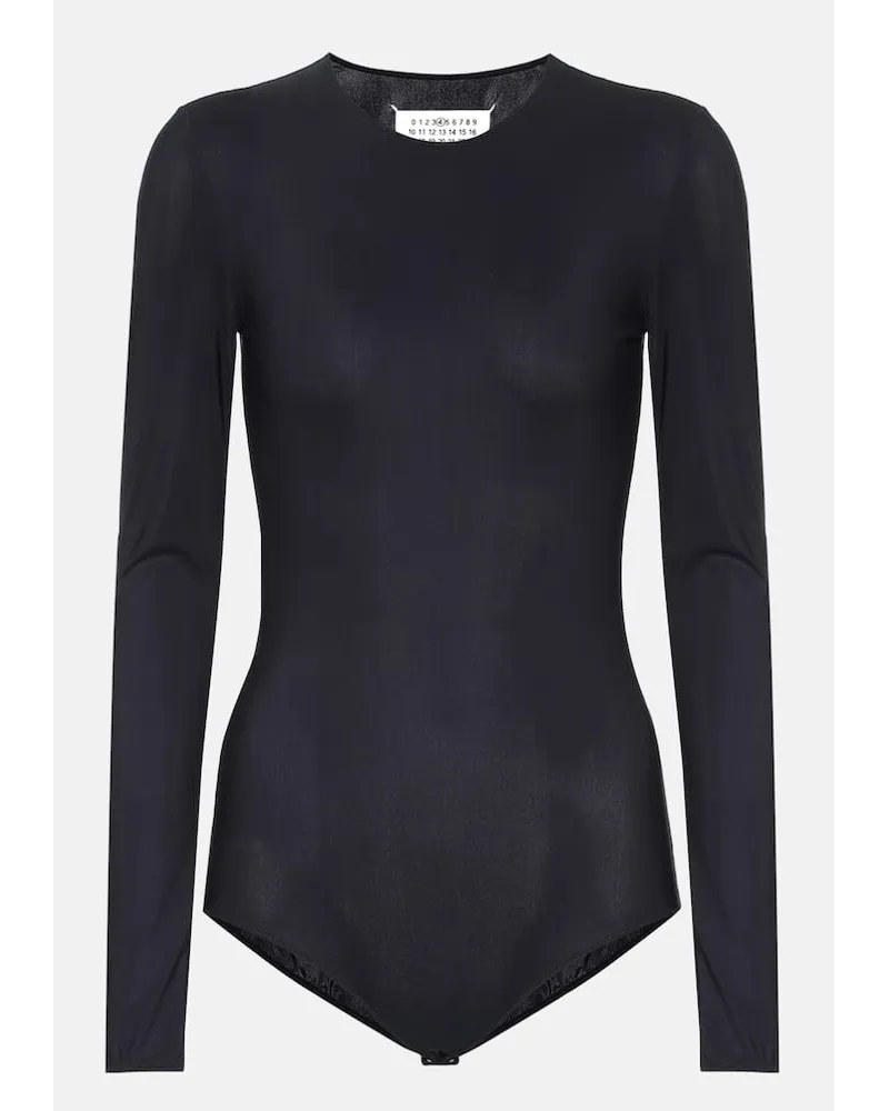 Maison Margiela Body aus Jersey Schwarz