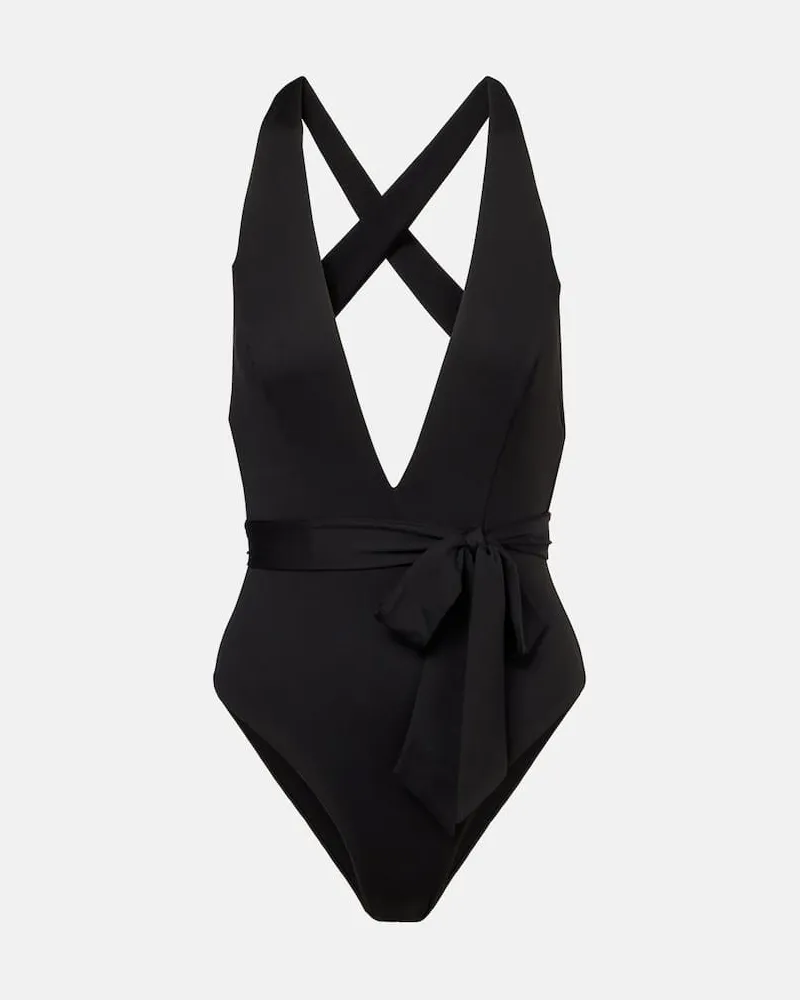 Max Mara Badeanzug Cristel Schwarz