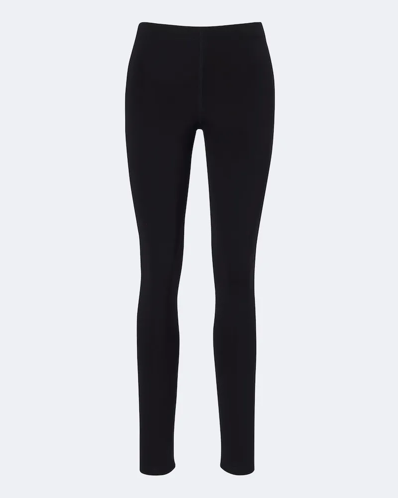 SPORTMAX Leggings aus Jersey Schwarz