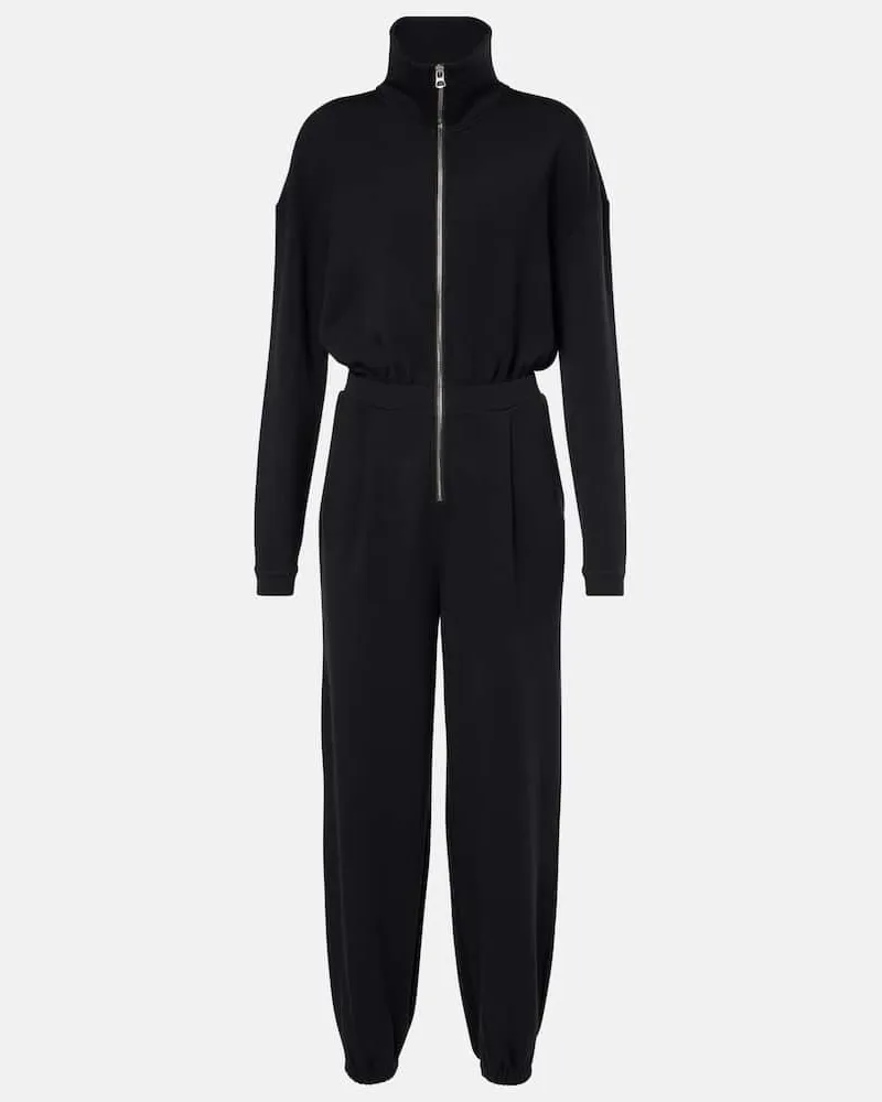 Varley Jumpsuit Jessie aus Jersey Schwarz