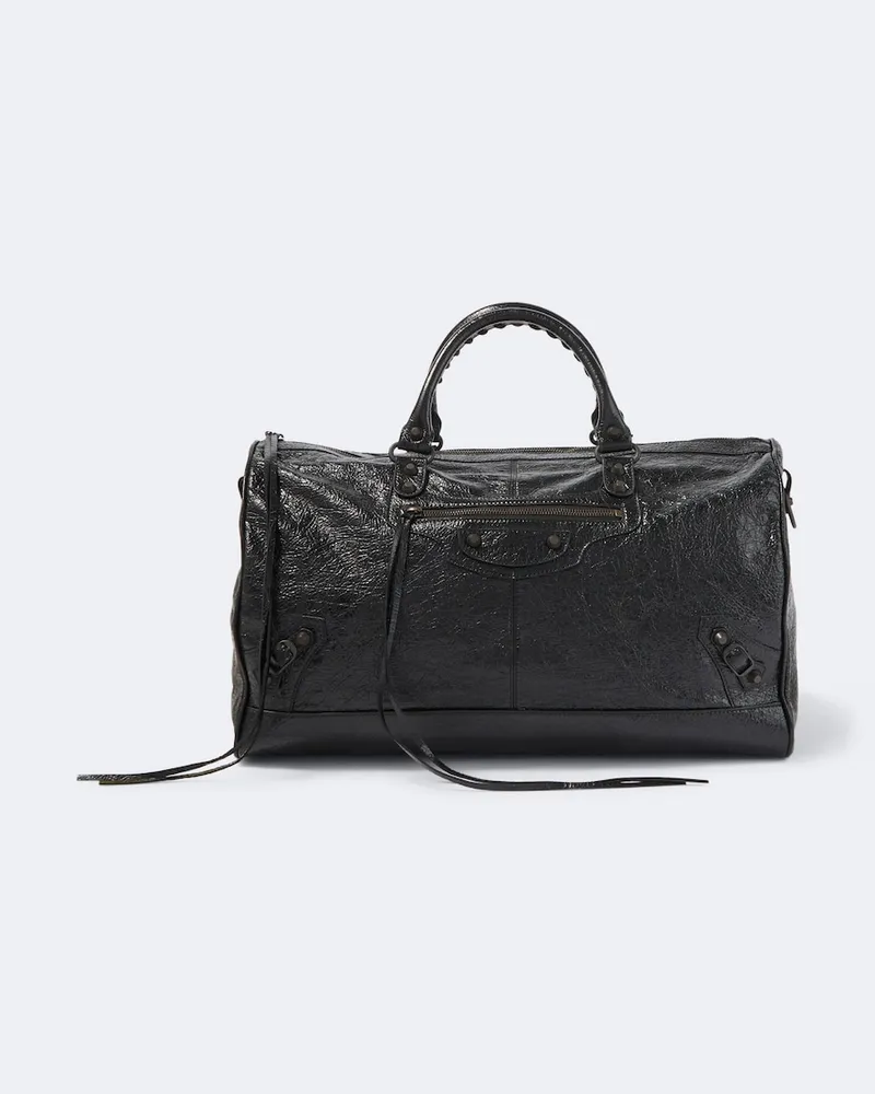 Balenciaga Shopper Le City aus Leder Schwarz