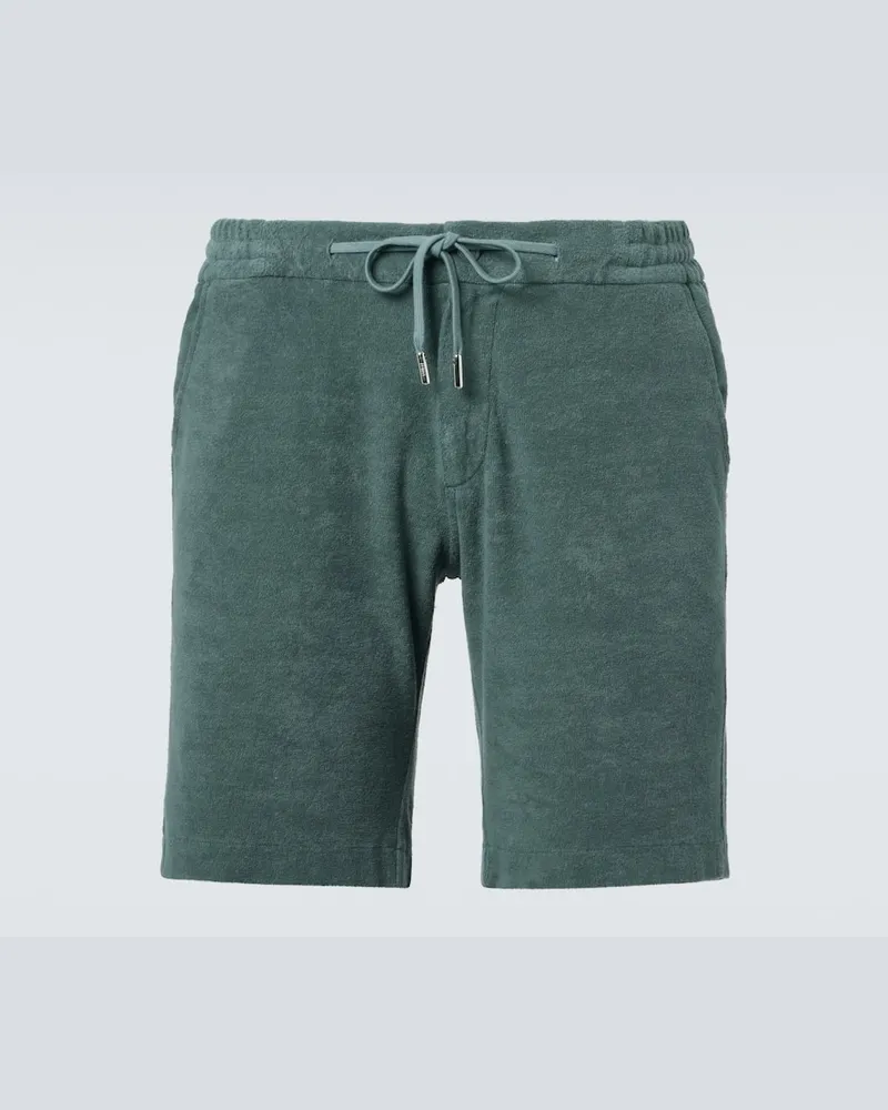 Fedeli Shorts aus Frottee Grün