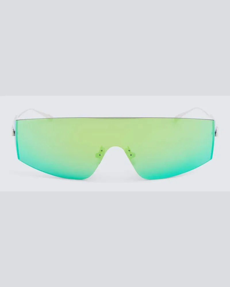 Bottega Veneta Sonnenbrille Mask Blau