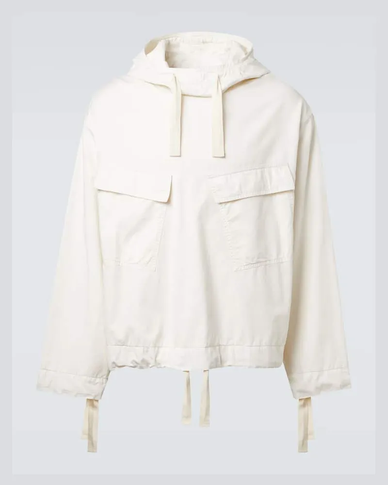 Studio Nicholson X Aaron Levine Jacke Kirby aus Baumwolle Weiß
