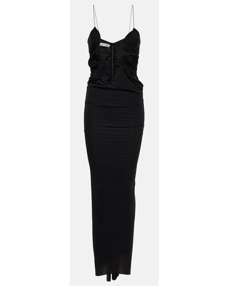 Christopher Esber Maxikleid Molded Venus aus Jersey Schwarz