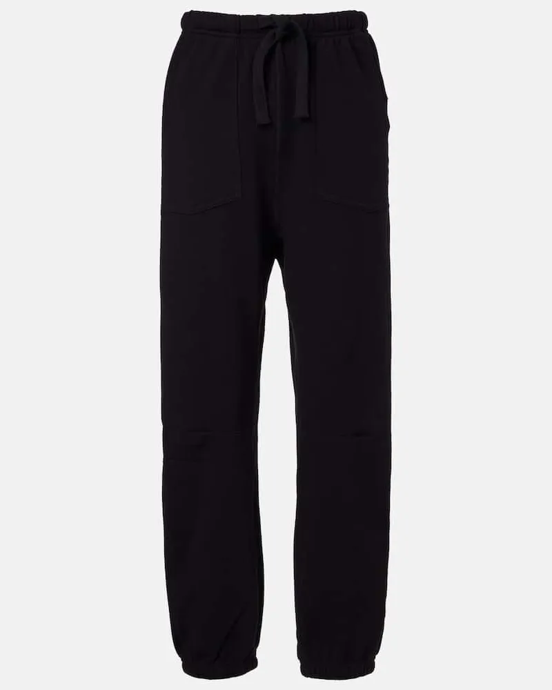 Nili Lotan Jogginghose Dulce aus Baumwolle Schwarz