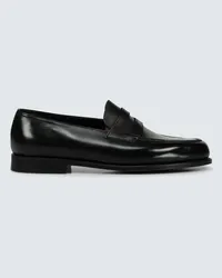 John Lobb Loafers Lopez aus Leder Schwarz