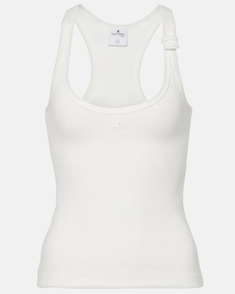 Courrèges Courrèges Top aus Baumwolle Weiß