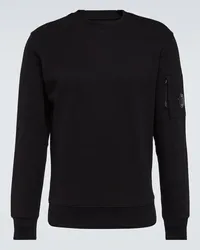 C.P. Company Sweatshirt aus Baumwolle Schwarz