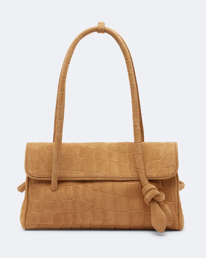 Jacquemus Schultertasche Turismo Long Medium Braun