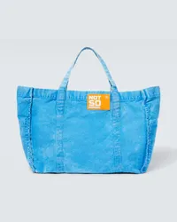 NotSoNormal Tote aus Canvas Blau