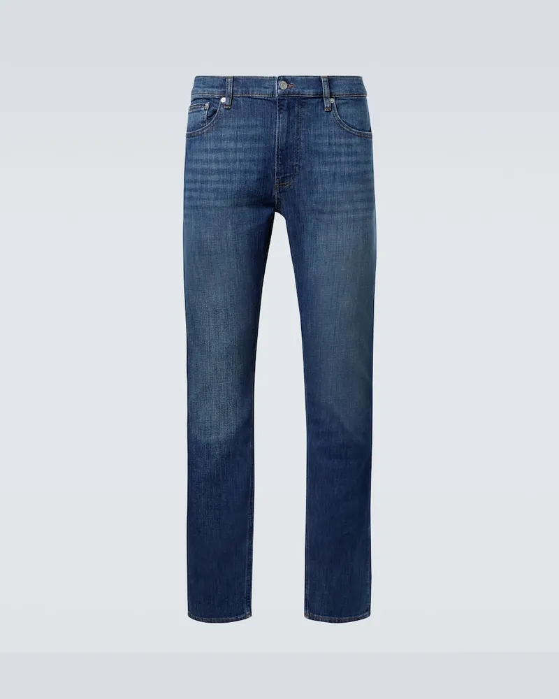 Frame Denim Straight Jeans Modern Blau