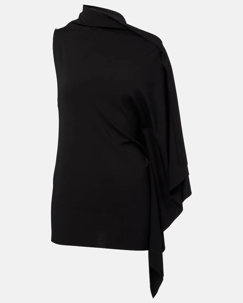 SPORTMAX Top Fiorella aus Jersey Schwarz