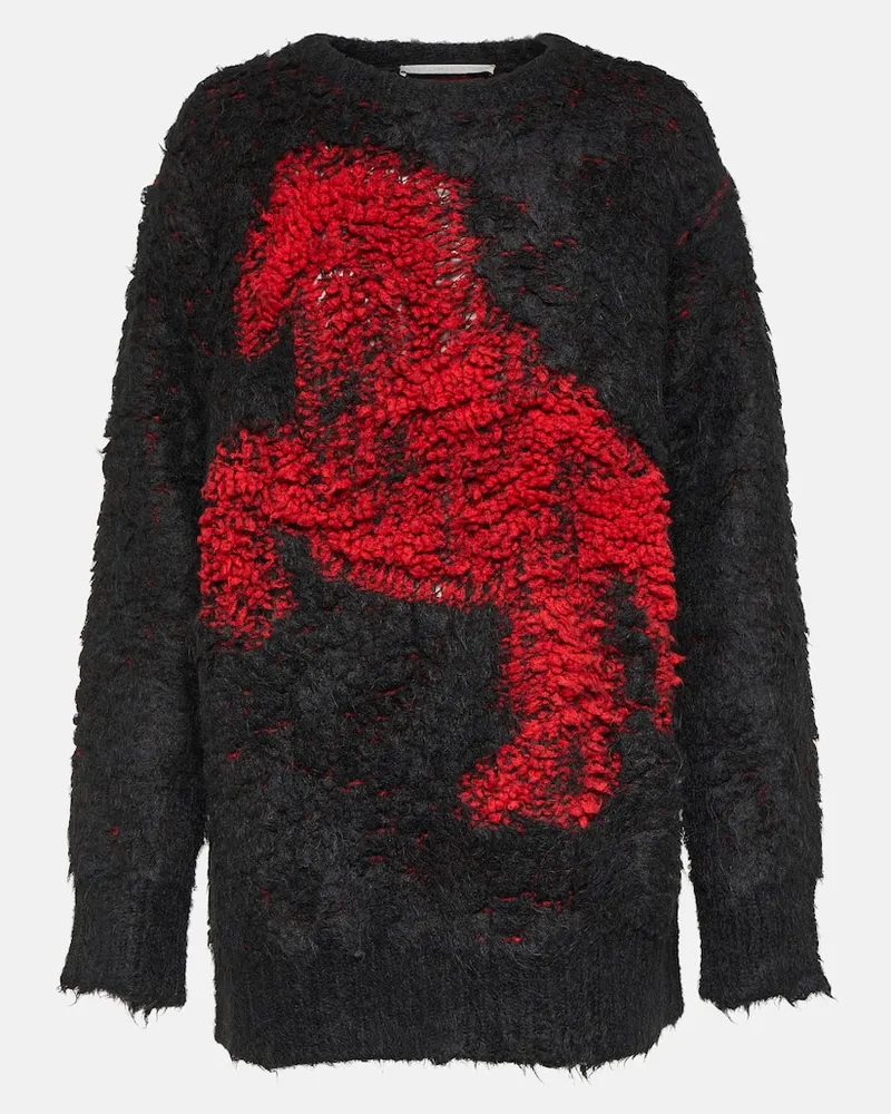 Stella McCartney Pullover aus Jacquard-Strick Multicolor