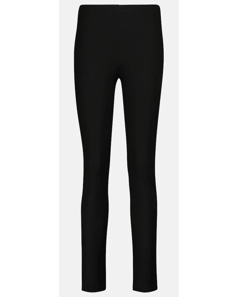 Joseph High-Rise-Leggings aus Gabardine Schwarz