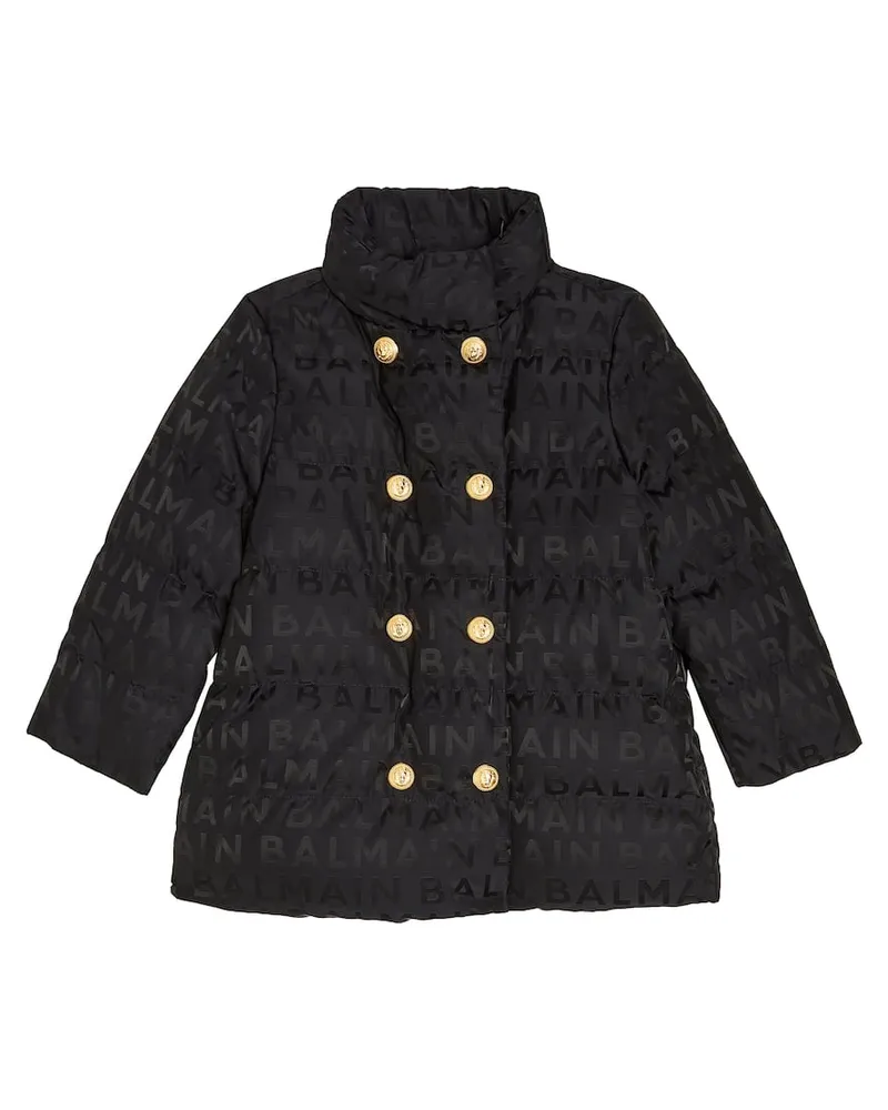 Balmain Daunenjacke Schwarz