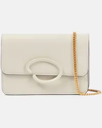 Oscar de la Renta Schultertasche O Pochette aus Leder Nude