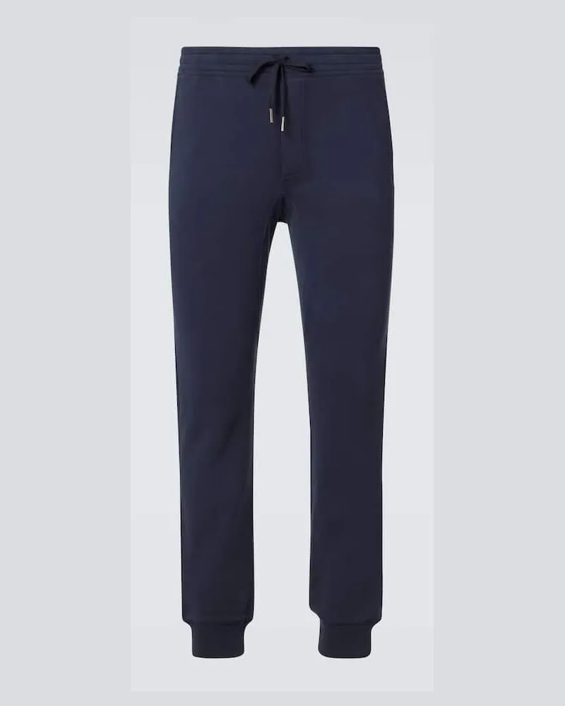 Tom Ford Jogginghose aus Jersey Blau