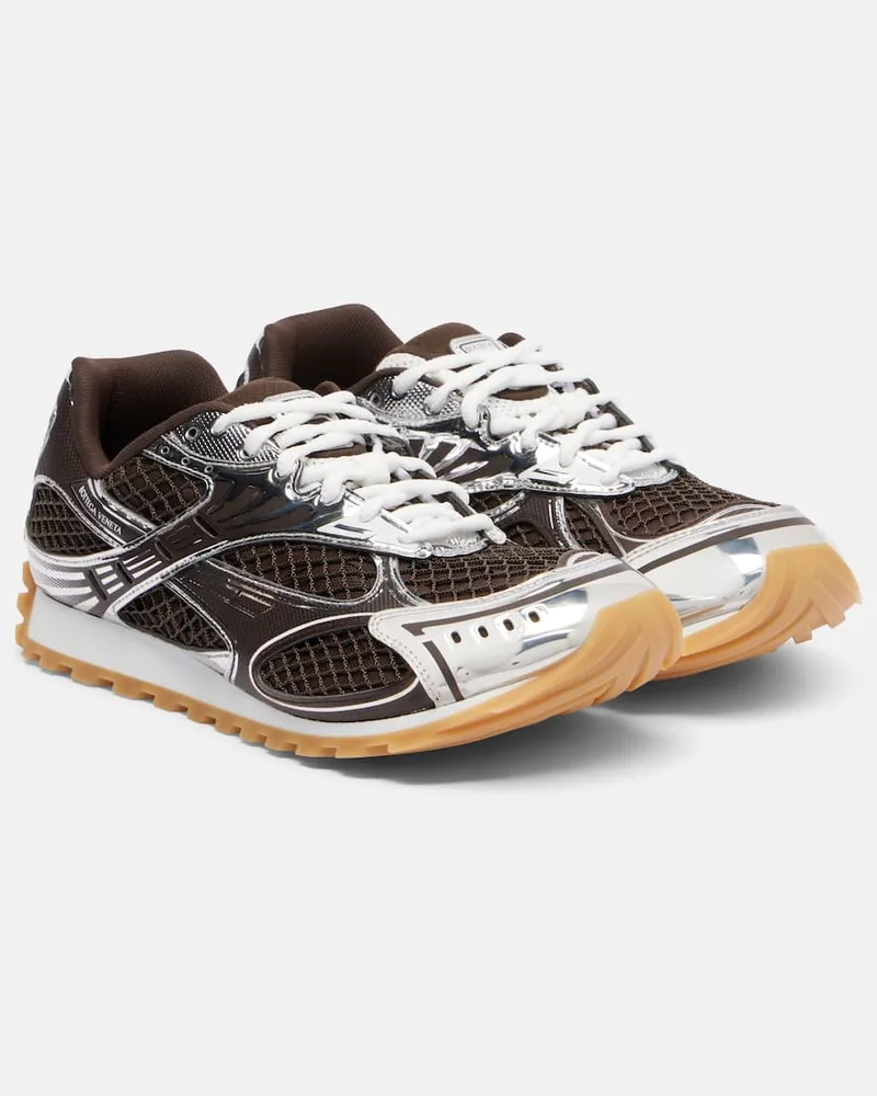 Bottega Veneta Sneakers Orbit mit Leder Braun