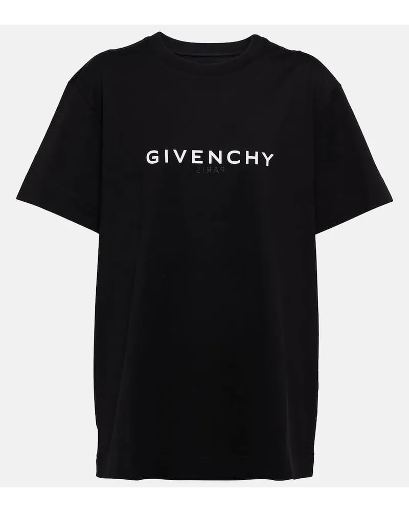 Givenchy T-Shirt aus Baumwoll-Jersey Schwarz