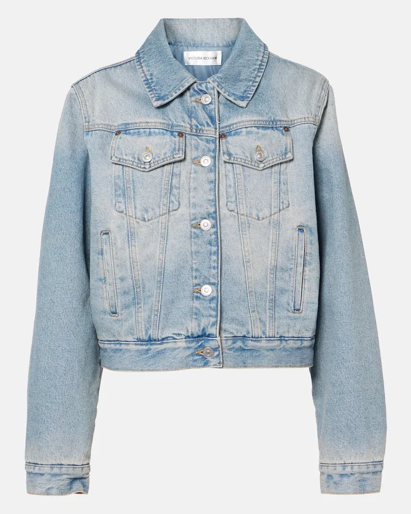 Victoria Beckham Jeansjacke Blau