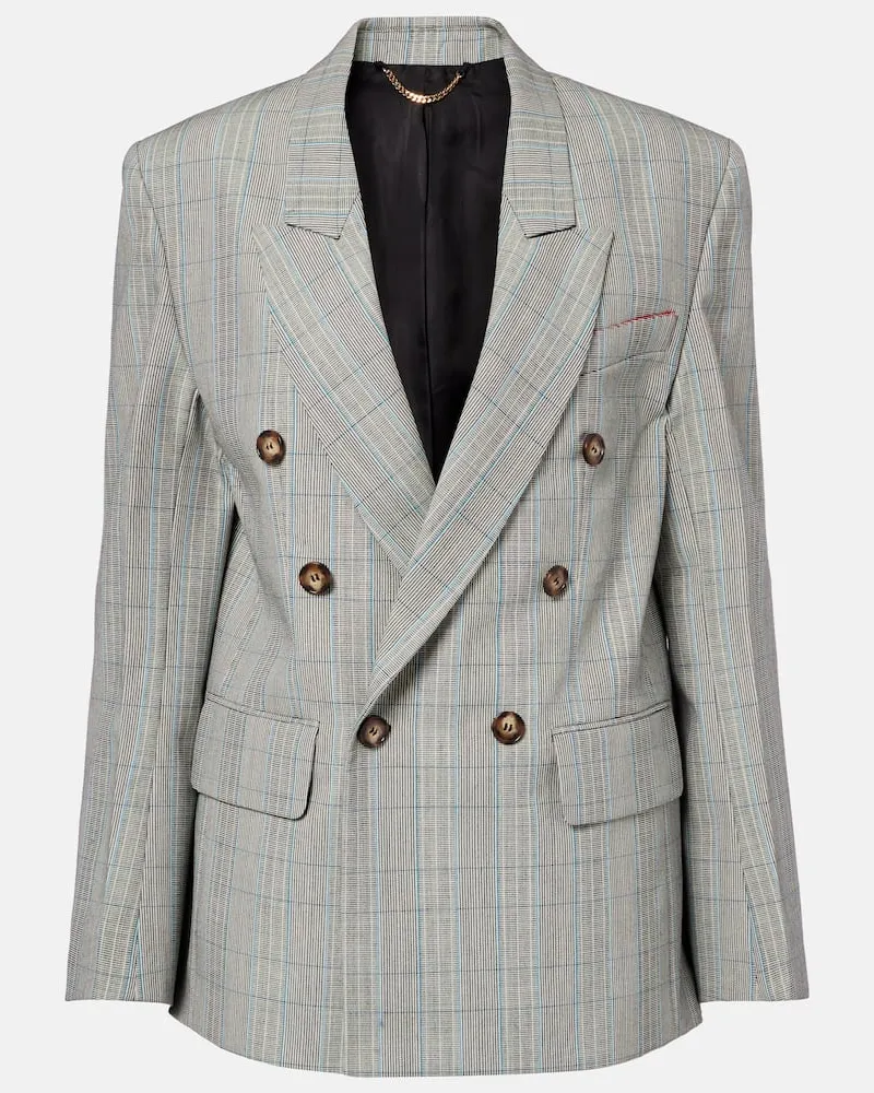 Victoria Beckham Blazer aus Schurwolle Grau