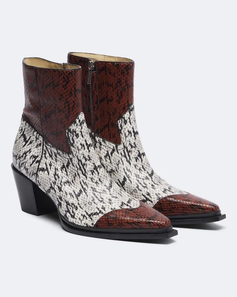 Jimmy Choo Westernstiefel Cece aus Leder Multicolor