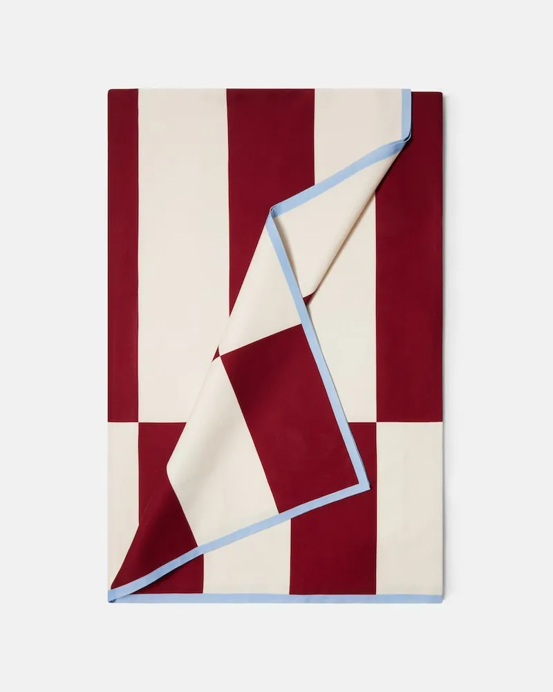 La DoubleJ Tischdecke Contrada Bordeaux Medium Burgunderrot