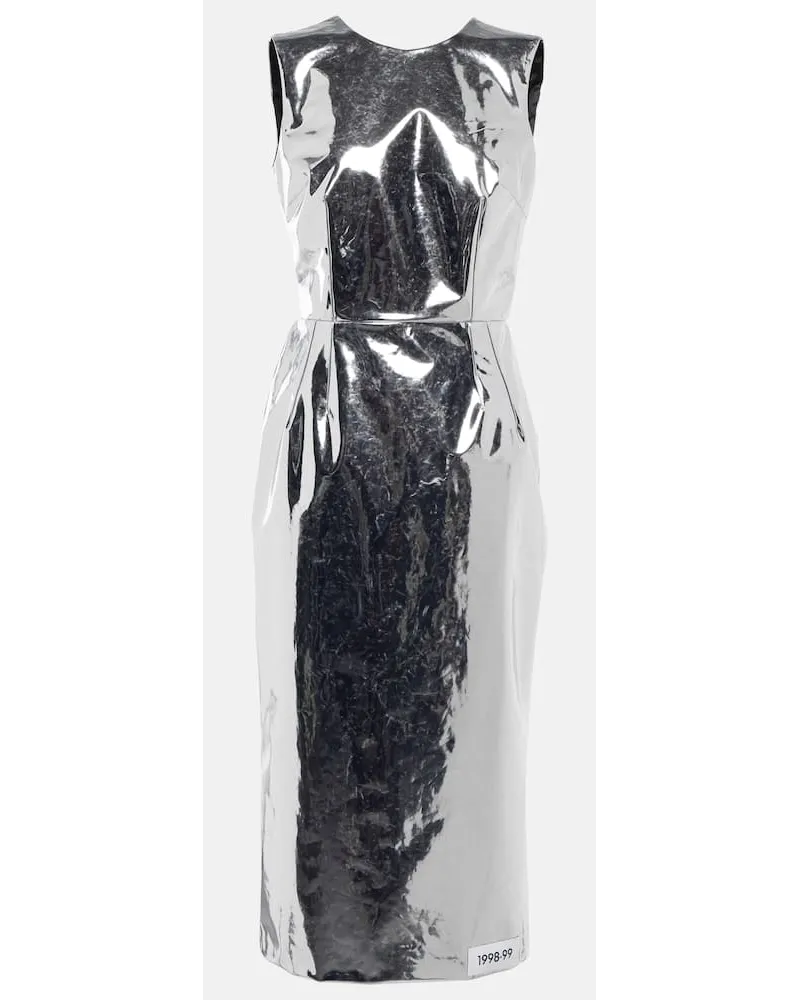 Dolce & Gabbana X Kim Midikleid Silber