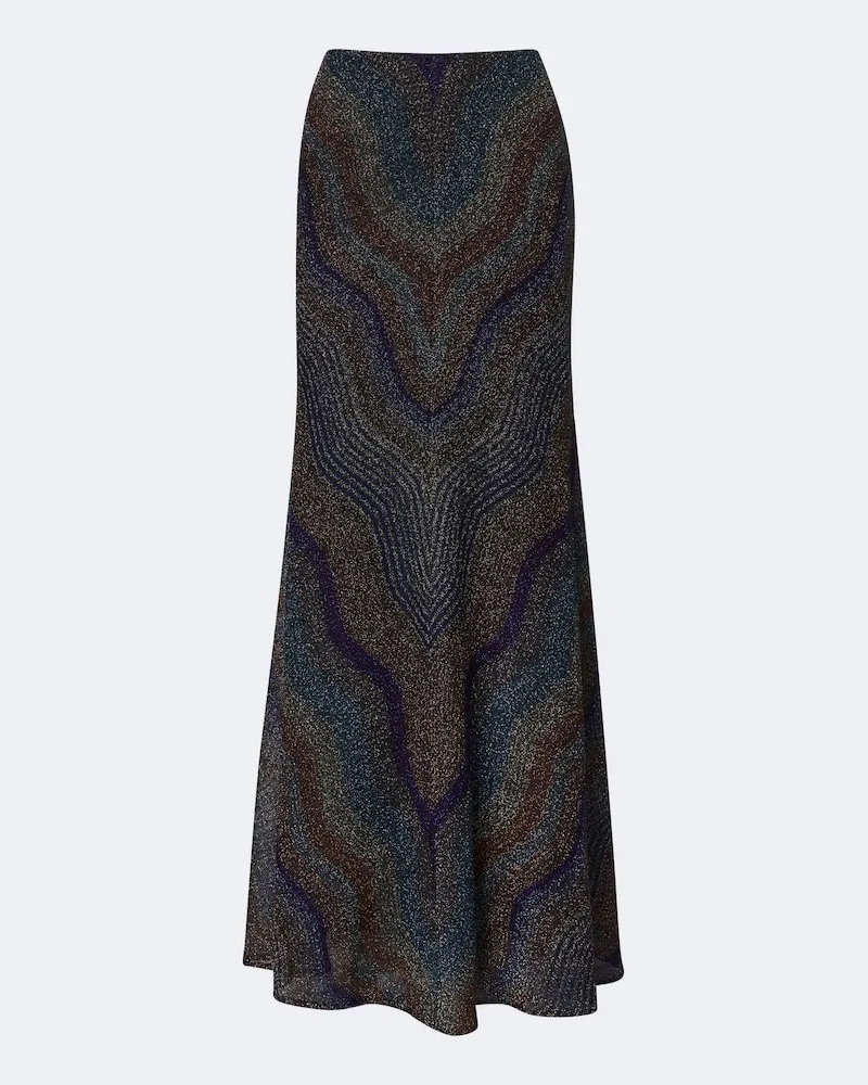 Missoni Maxirock aus Häkelstrick Multicolor