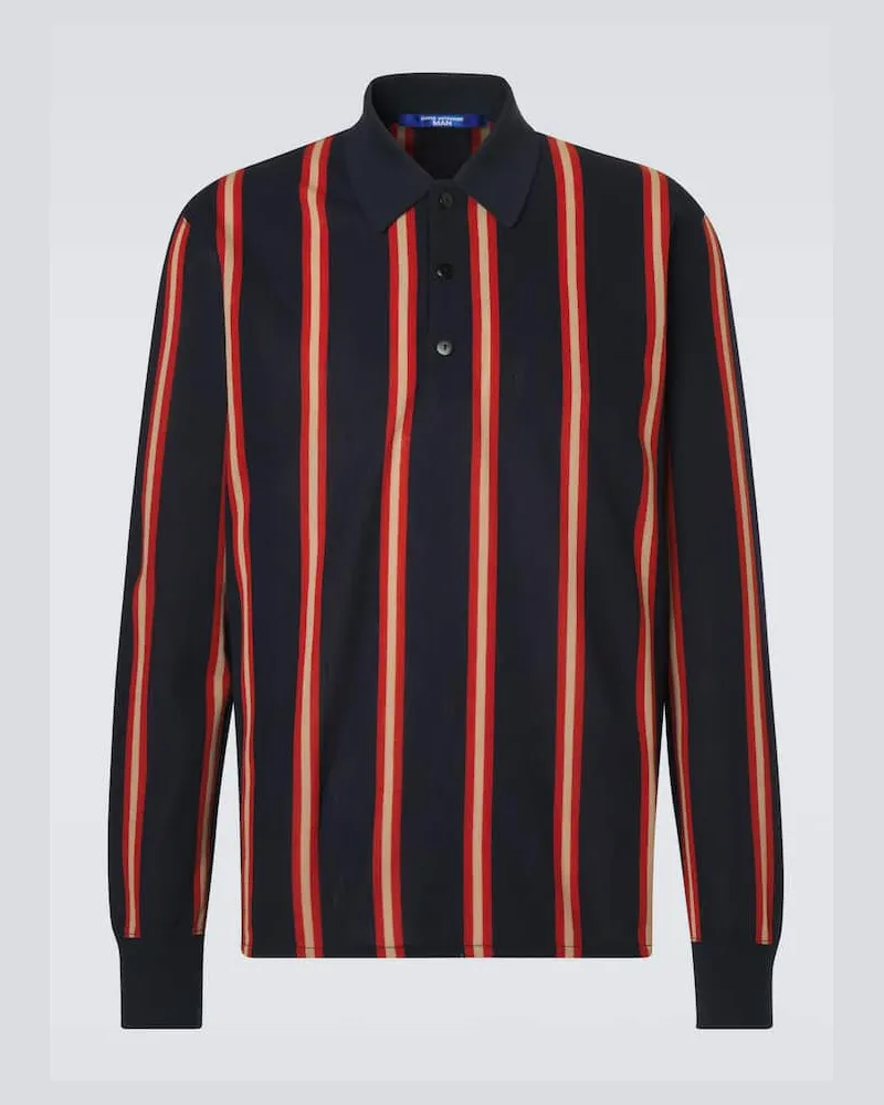 Junya Watanabe Polohemd aus Wolle Blau