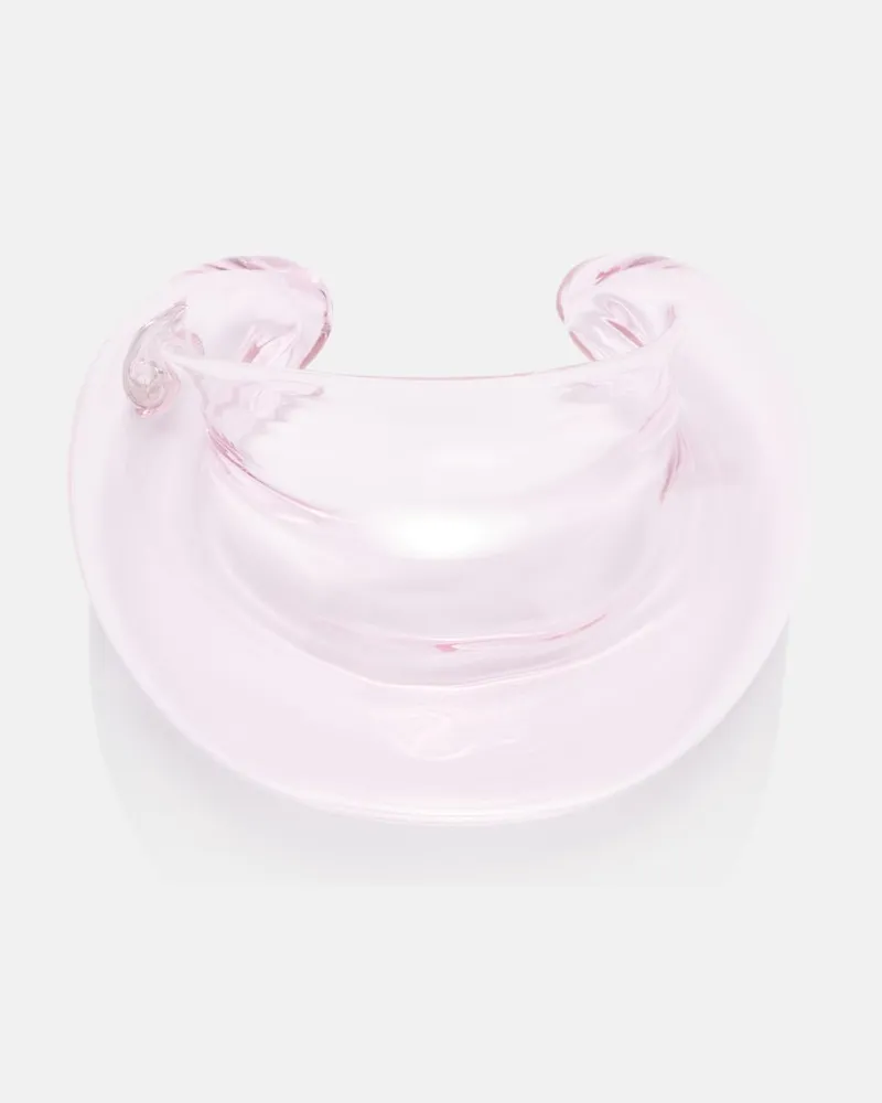 Alaïa Alaïa Armreif aus Glas Violett