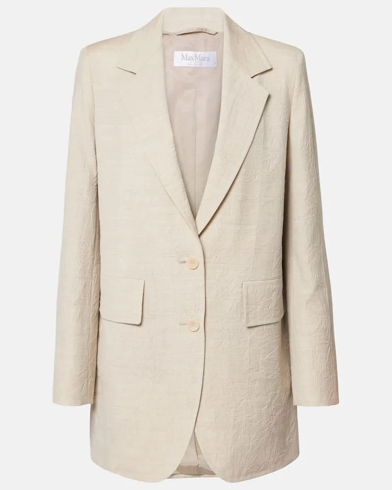 Max Mara Blazer aus Wolle Beige
