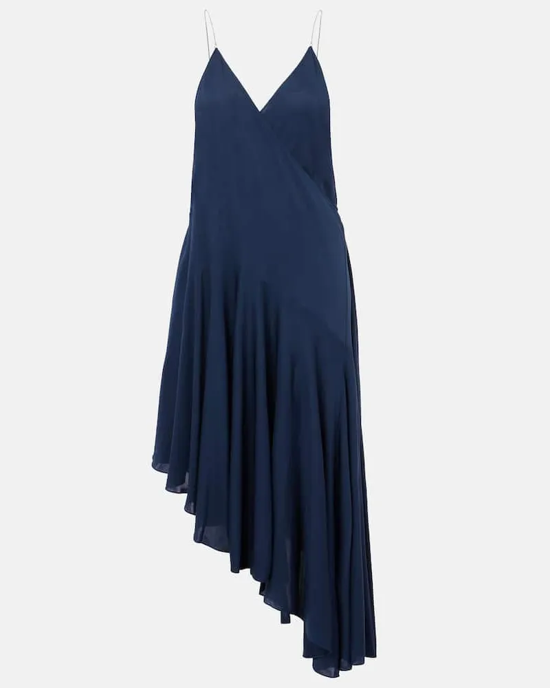 Alaïa Alaïa Slipdress aus Jersey Blau