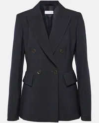 Max Mara Blazer Albero aus Seersucker Blau