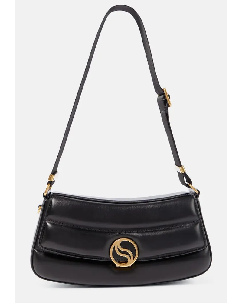 Stella McCartney Schultertasche S-Wave Schwarz