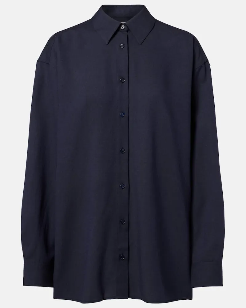 Totême Oversize-Hemd Blau