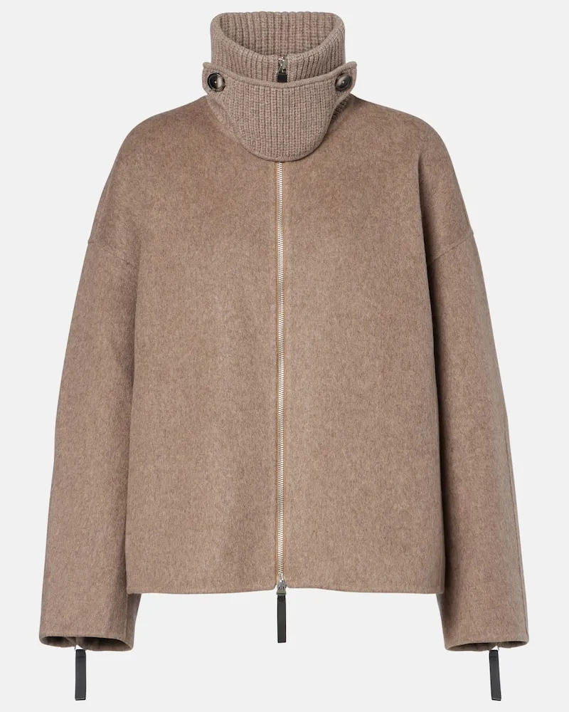 Proenza Schouler White Label Jacke Carina aus einem Wollgemisch Beige