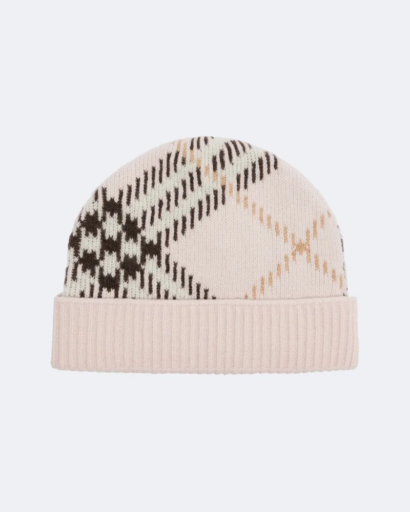 Burberry Mütze Burberry Check Rosa