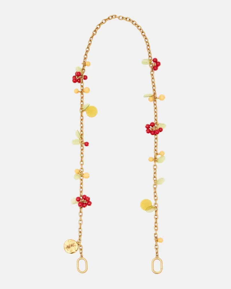 Saint Laurent Taschenriemen Cassandre Gold