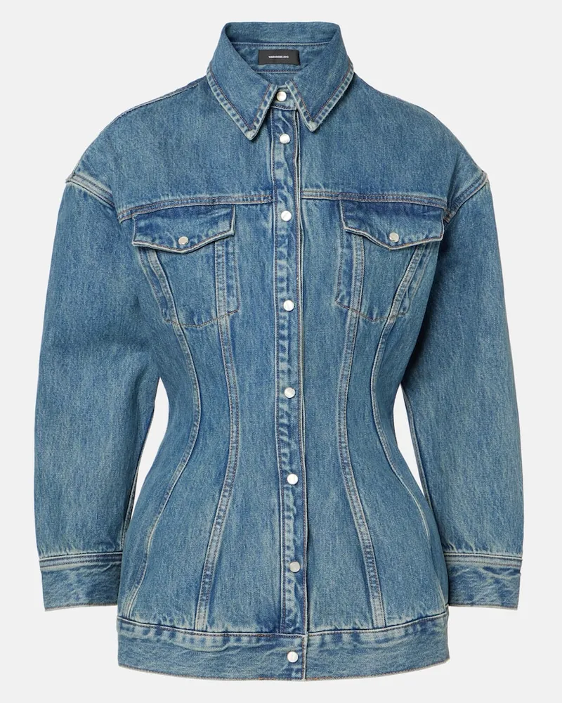 WARDROBE.NYC Jeansjacke Blau